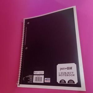 School black note book